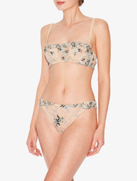 Altea bralette bra - Sand Embroidery