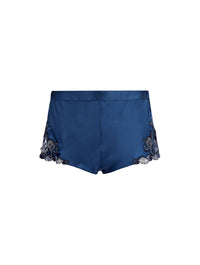 Maison pyjama shorts - Petrol & Chine Blue