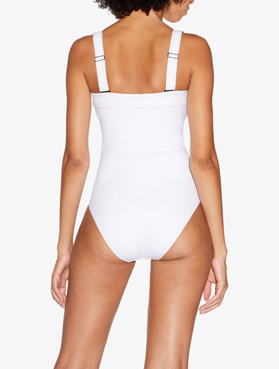 When Summer Comes one-piece swimming costume - Moonstone