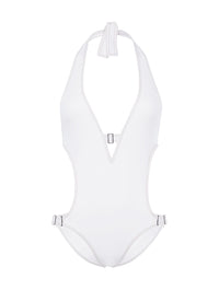 When Summer Comes one-piece cut-out swimming costume - Moonstone