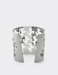 Bracelet unisexe avec découpe en laiton - Charcoal