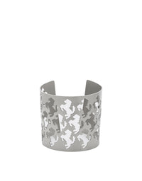 Bracelet unisexe avec découpe en laiton - Charcoal