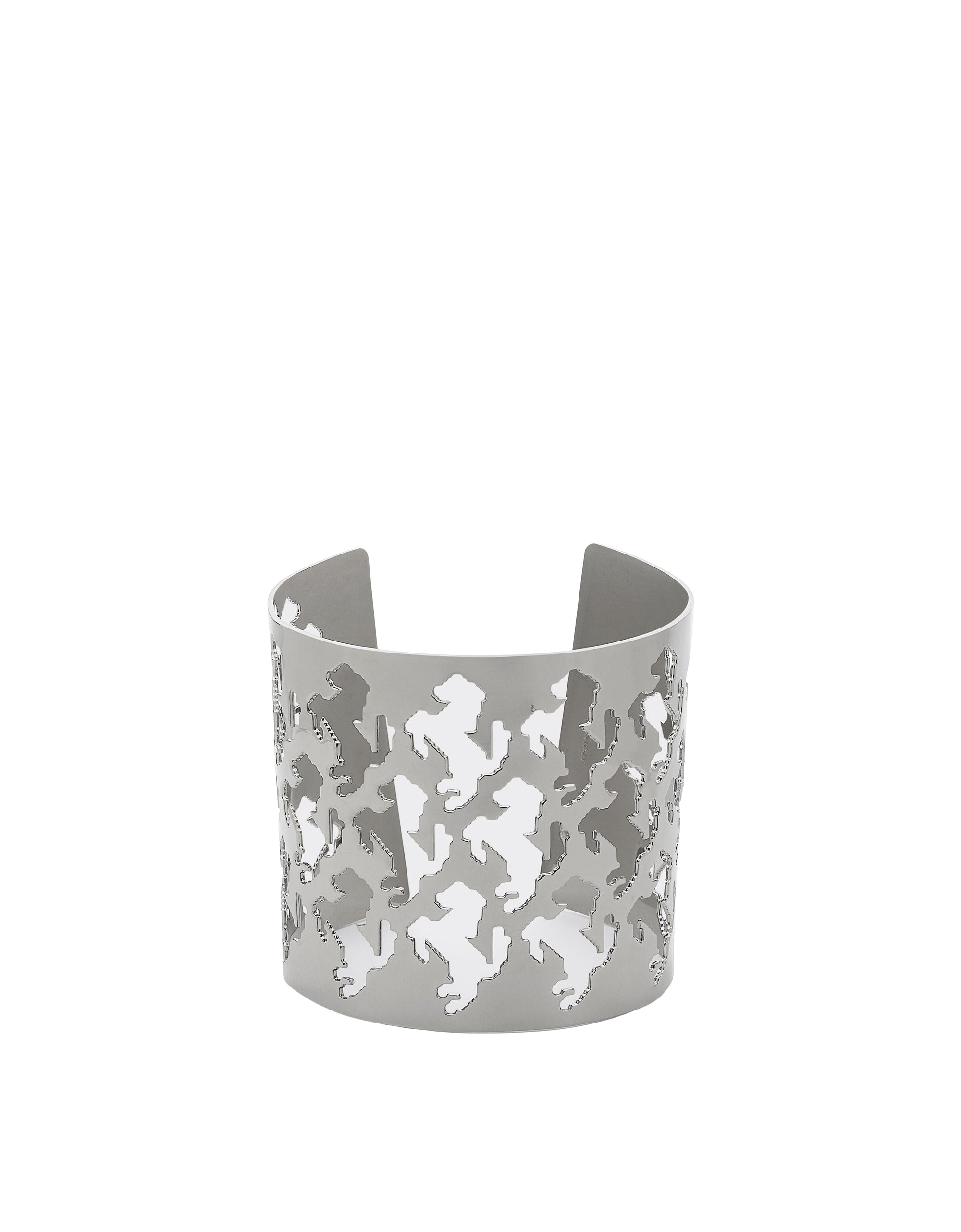 Bracelet unisexe avec découpe en laiton - Charcoal