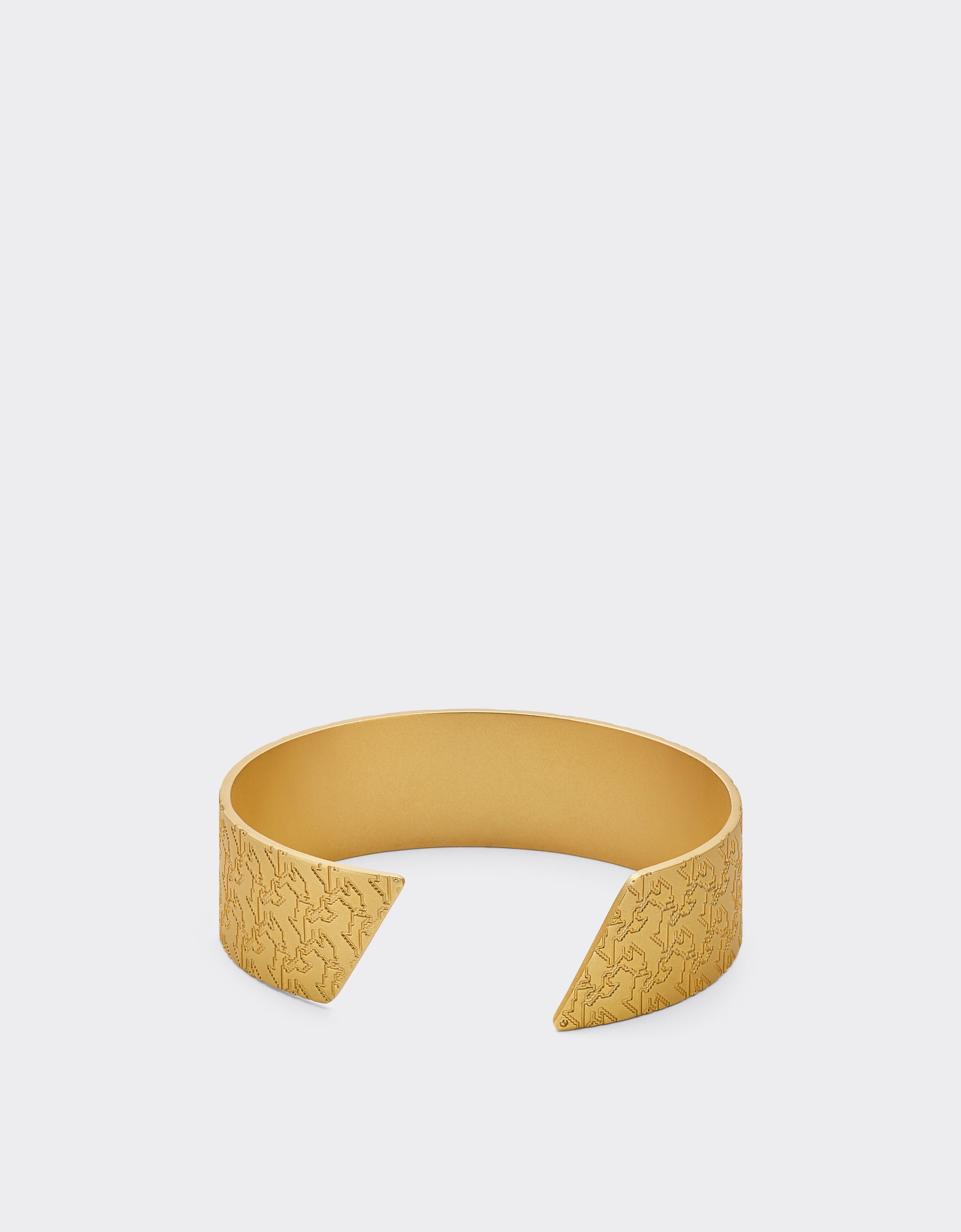 Bracelet unisexe avec Cheval cabré en laiton - Gold