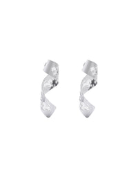 Boucles d’oreilles avec découpe Cheval cabré en laiton - Charcoal