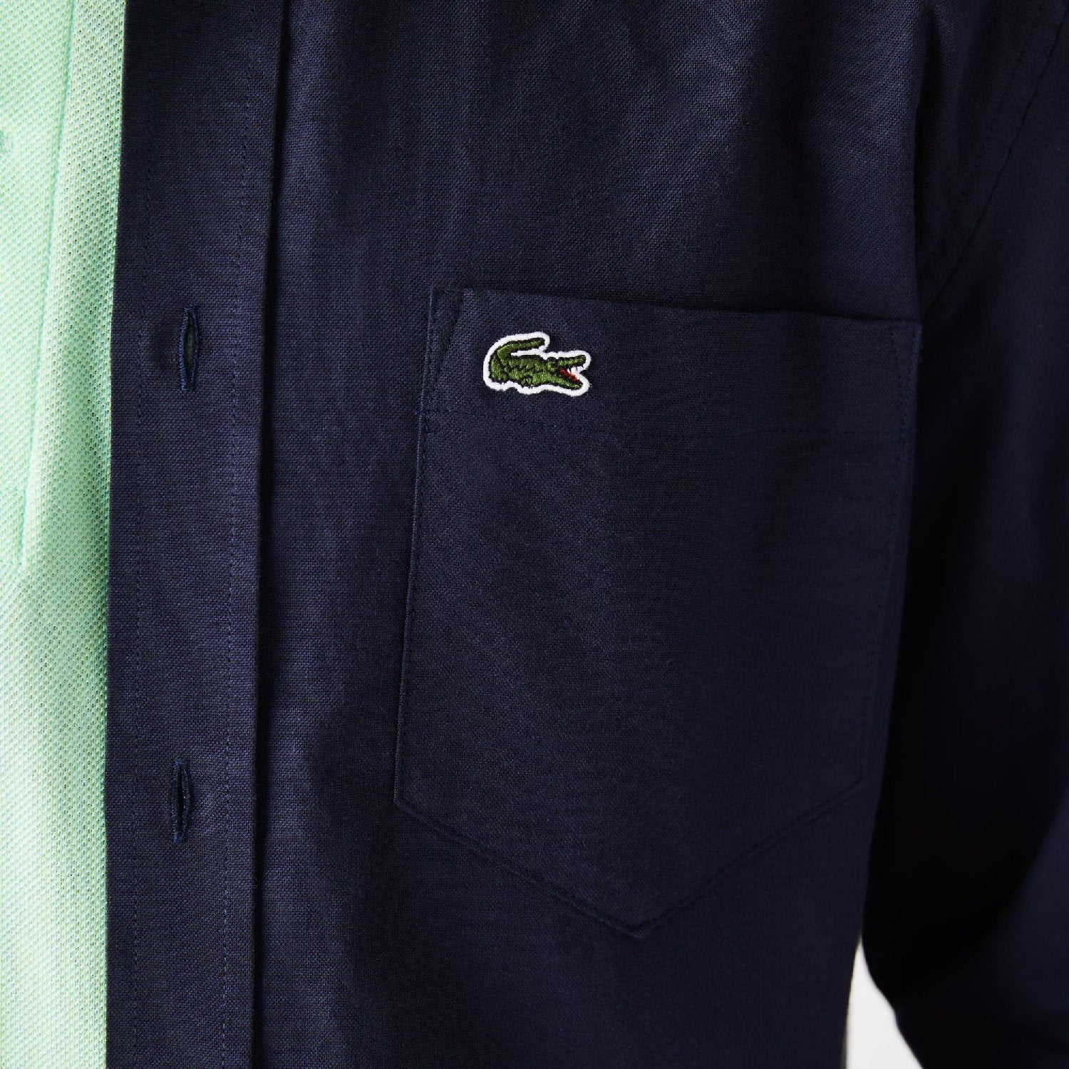 Chemise à col boutonné - Marine