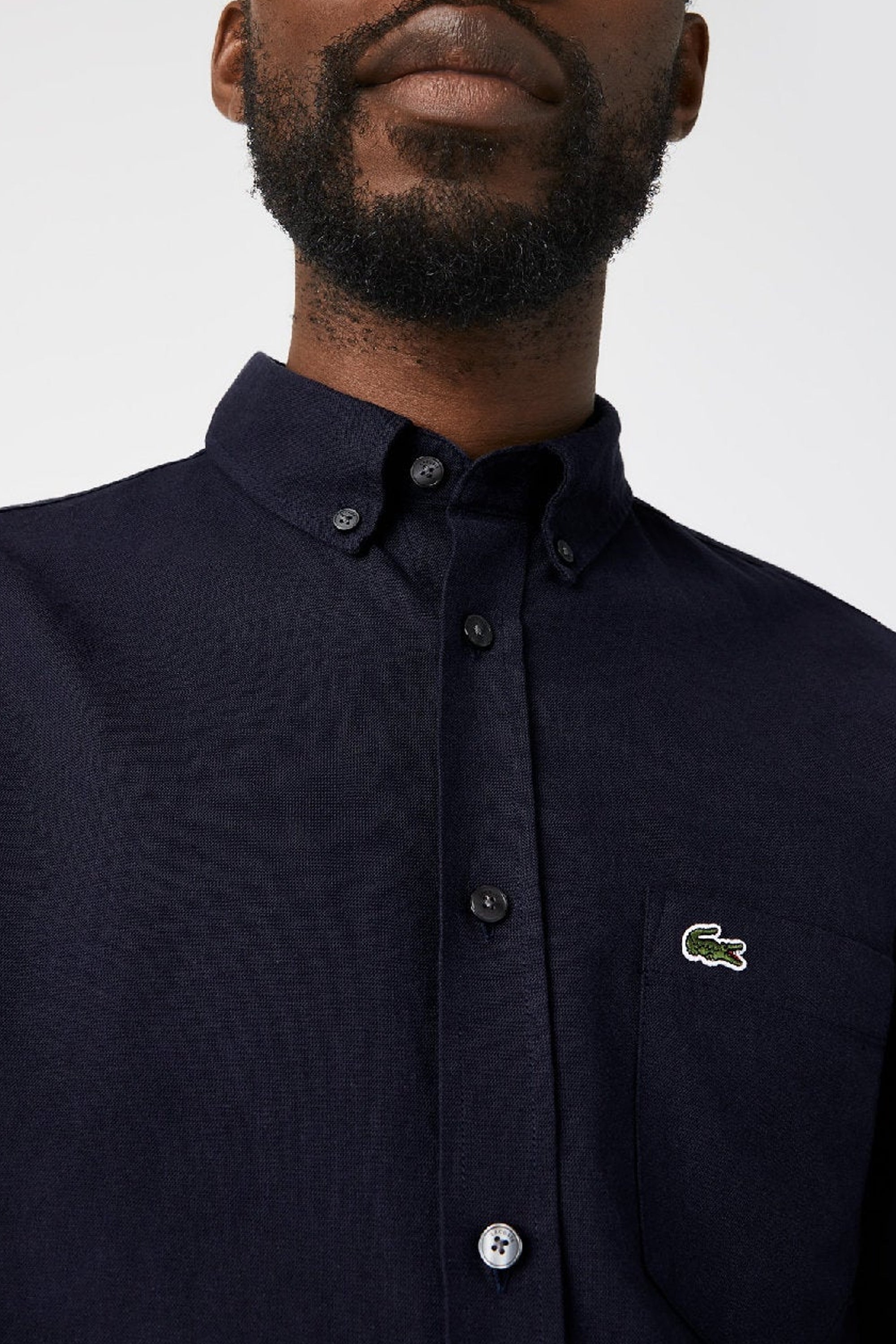 Chemise à col boutonné - Marine