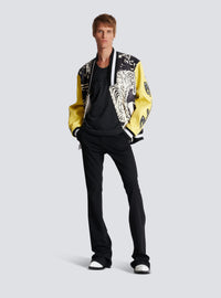 Débardeur brodé balmain vintage  - Gris & Gris