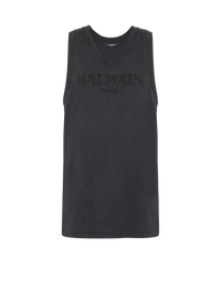 Débardeur brodé balmain vintage  - Gris & Gris