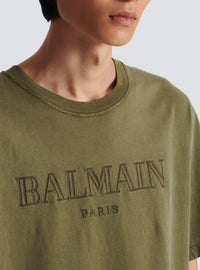 T-shirt à manches courtes brodé - Kaki & Kaki
