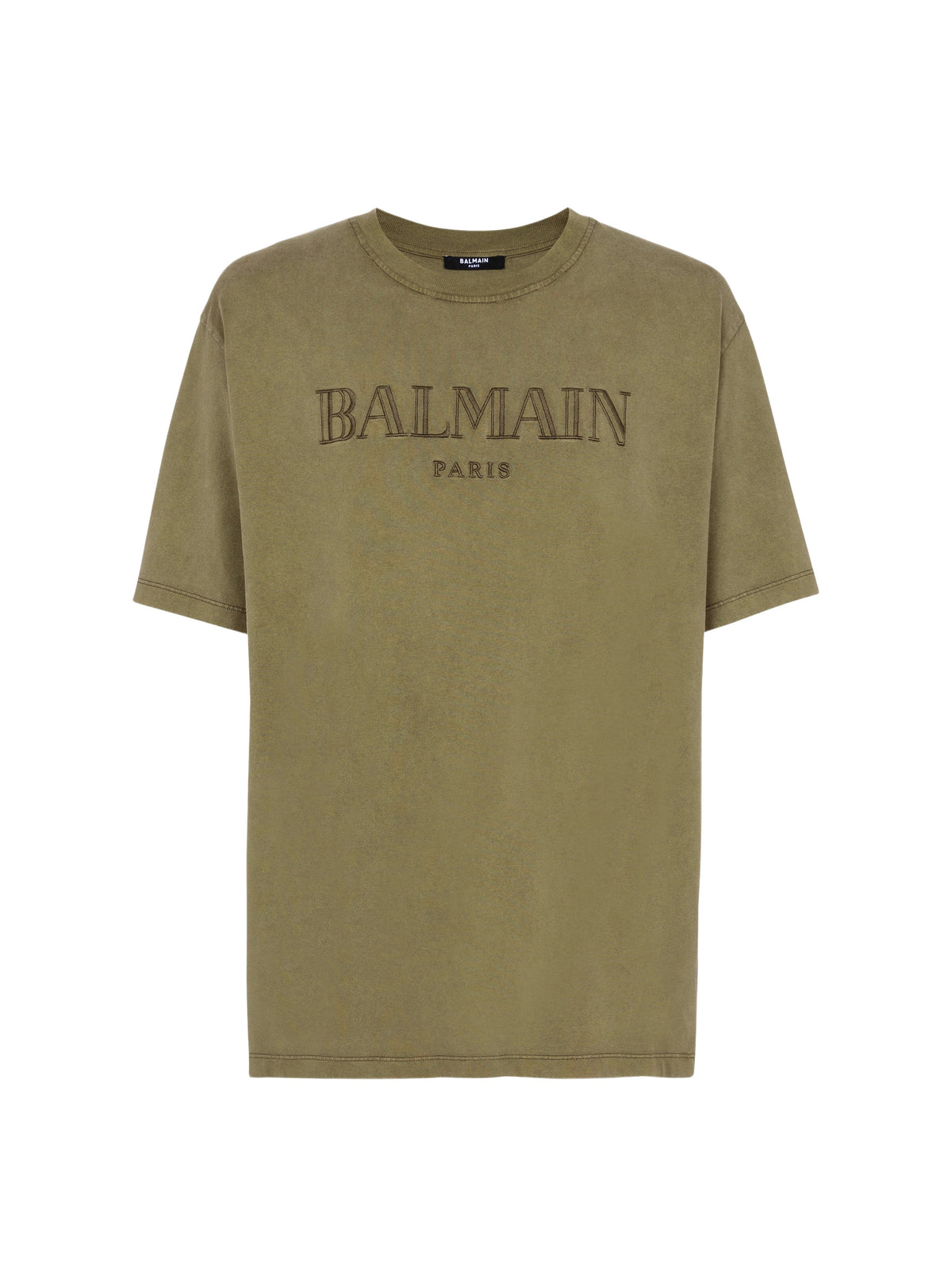 T-shirt à manches courtes brodé - Kaki & Kaki