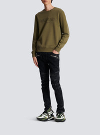 Sweatshirt vintage - Kaki & Kaki