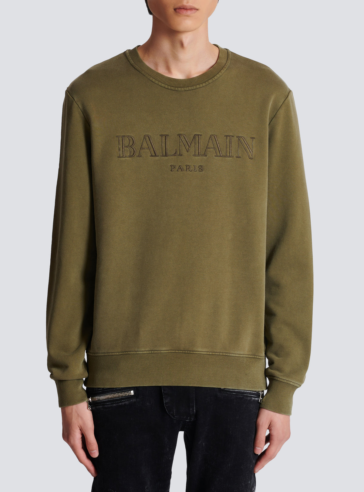 Sweat-shirt balmain vintage - Kaki & Kaki