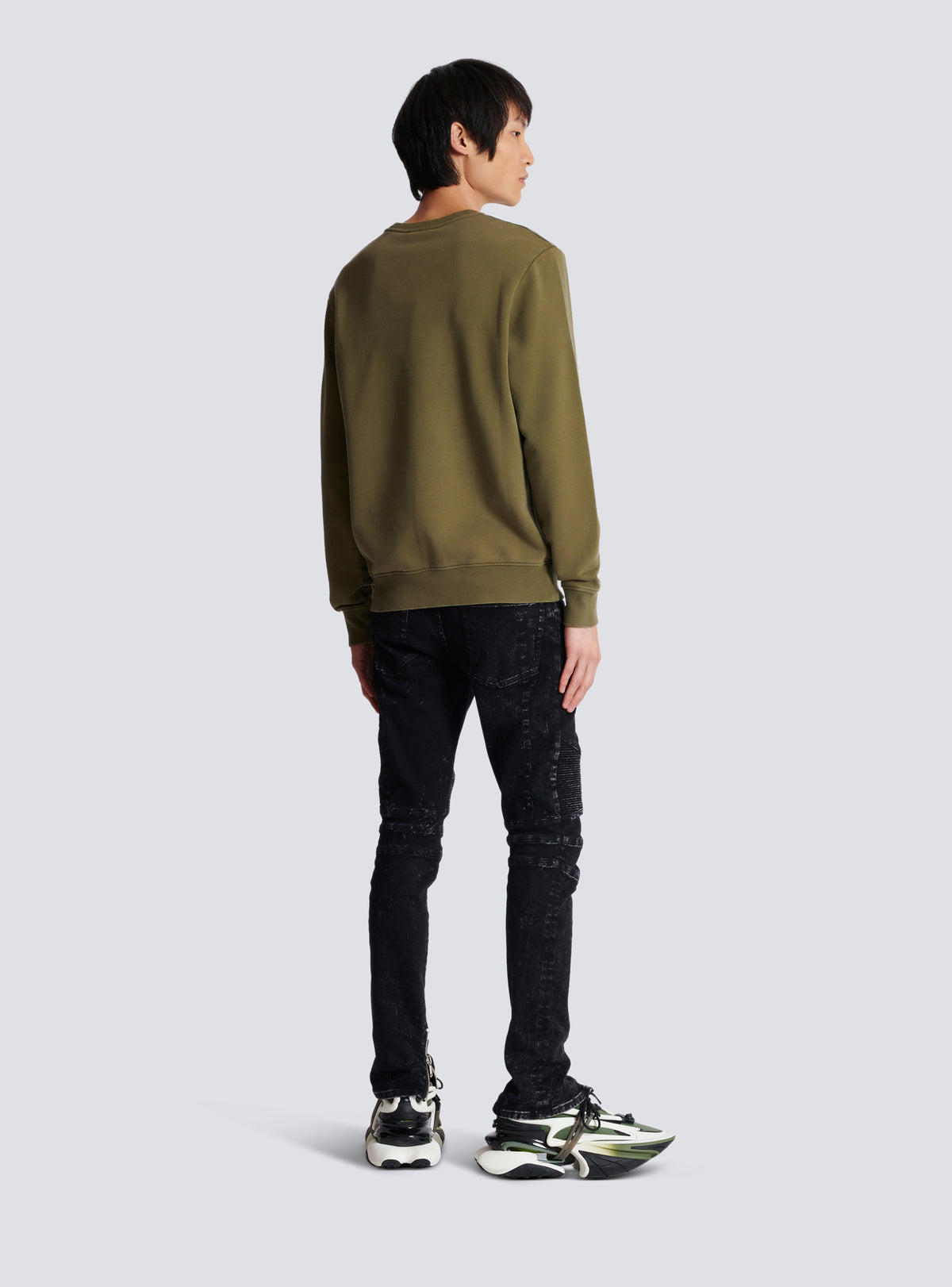 Sweat-shirt balmain vintage - Kaki & Kaki