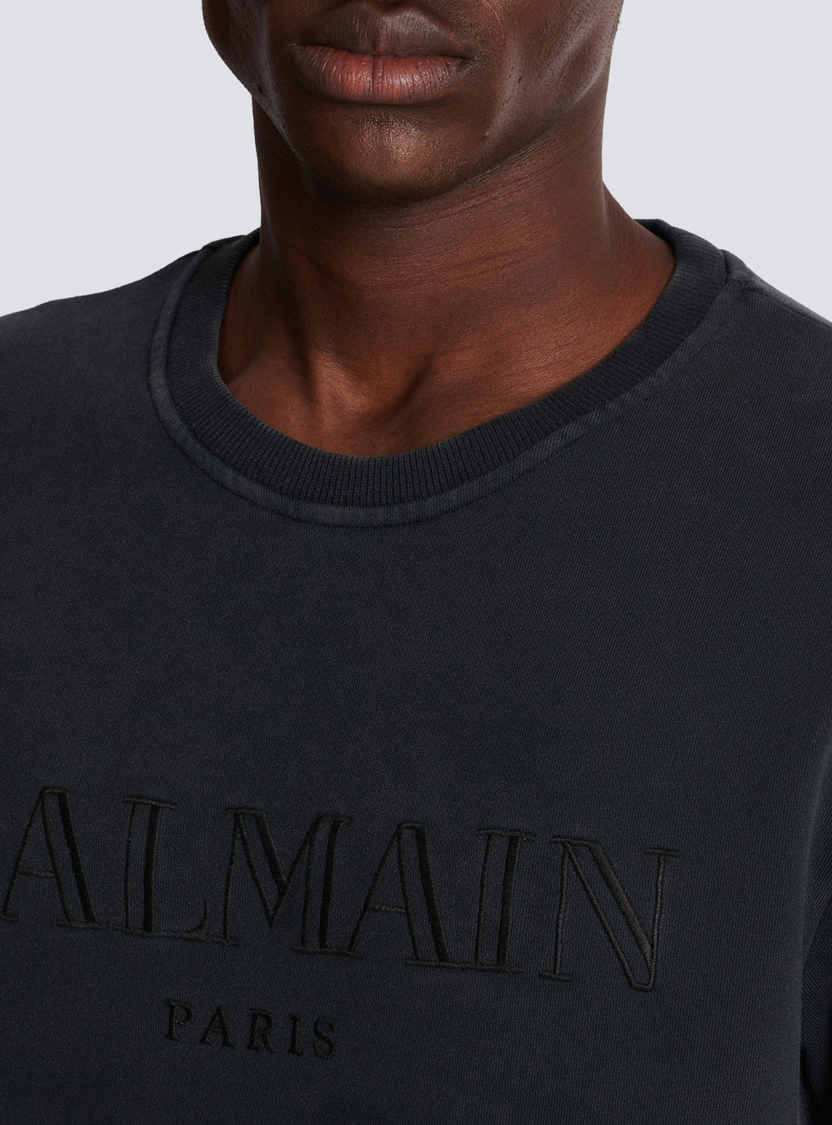 Sweatshirt vintage - Gris & Gris