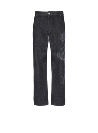 Jean en denim dragon - Noir Délavé