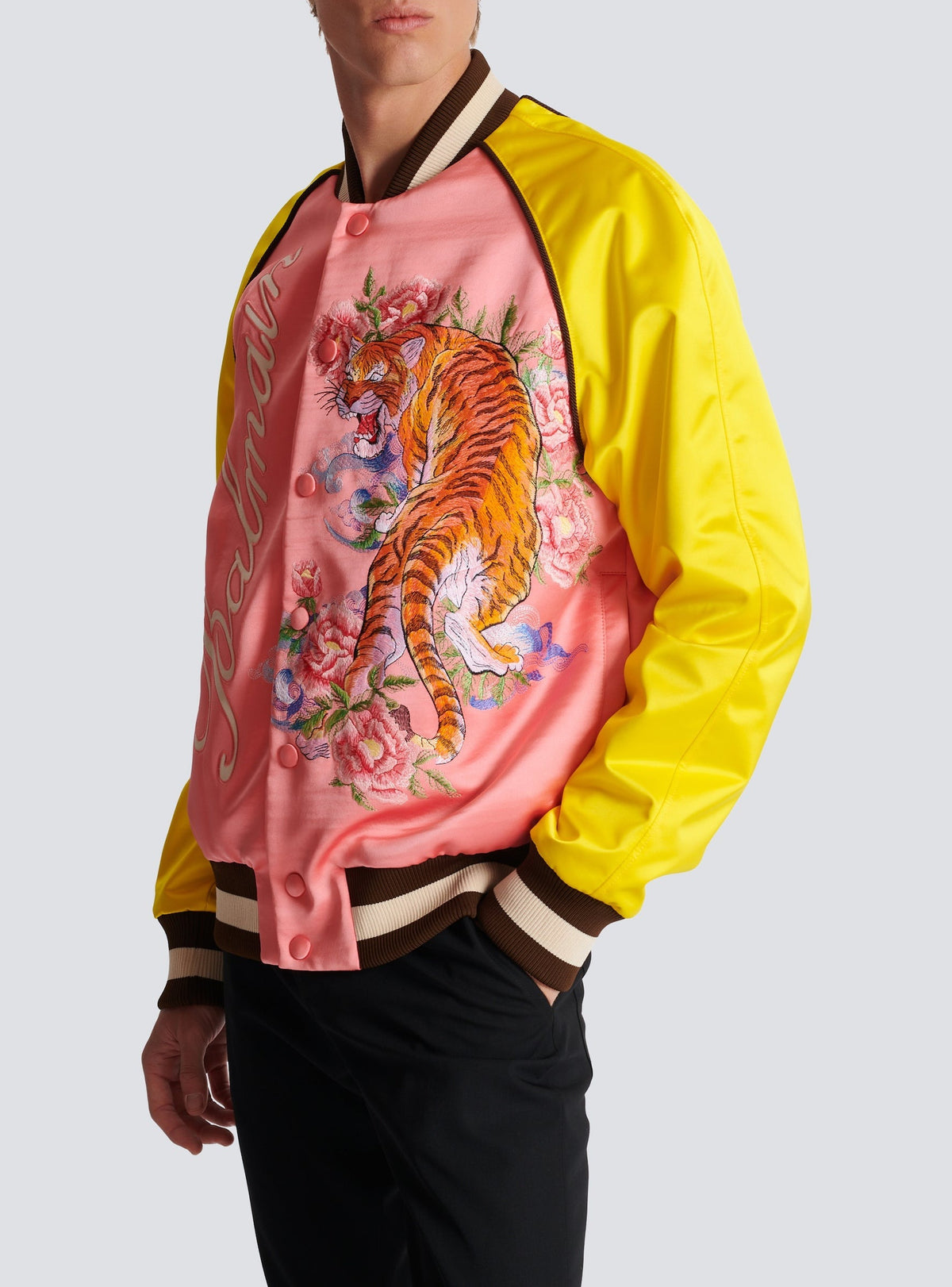 Bomber brodé tiger - Multicolore