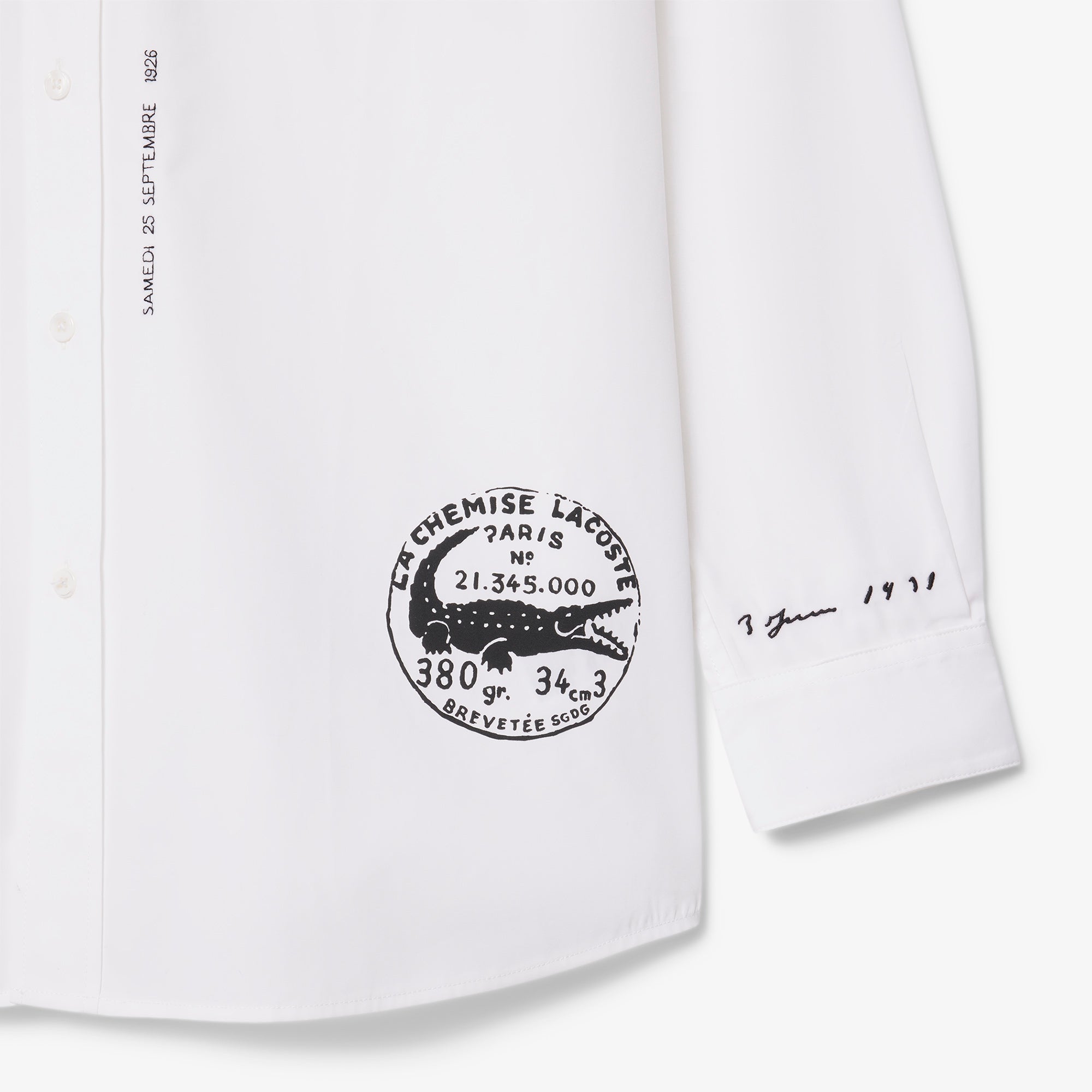 Chemise à manches longues - Blanc