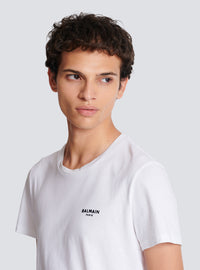 T-shirt balmain floqué - Blanc & Noir