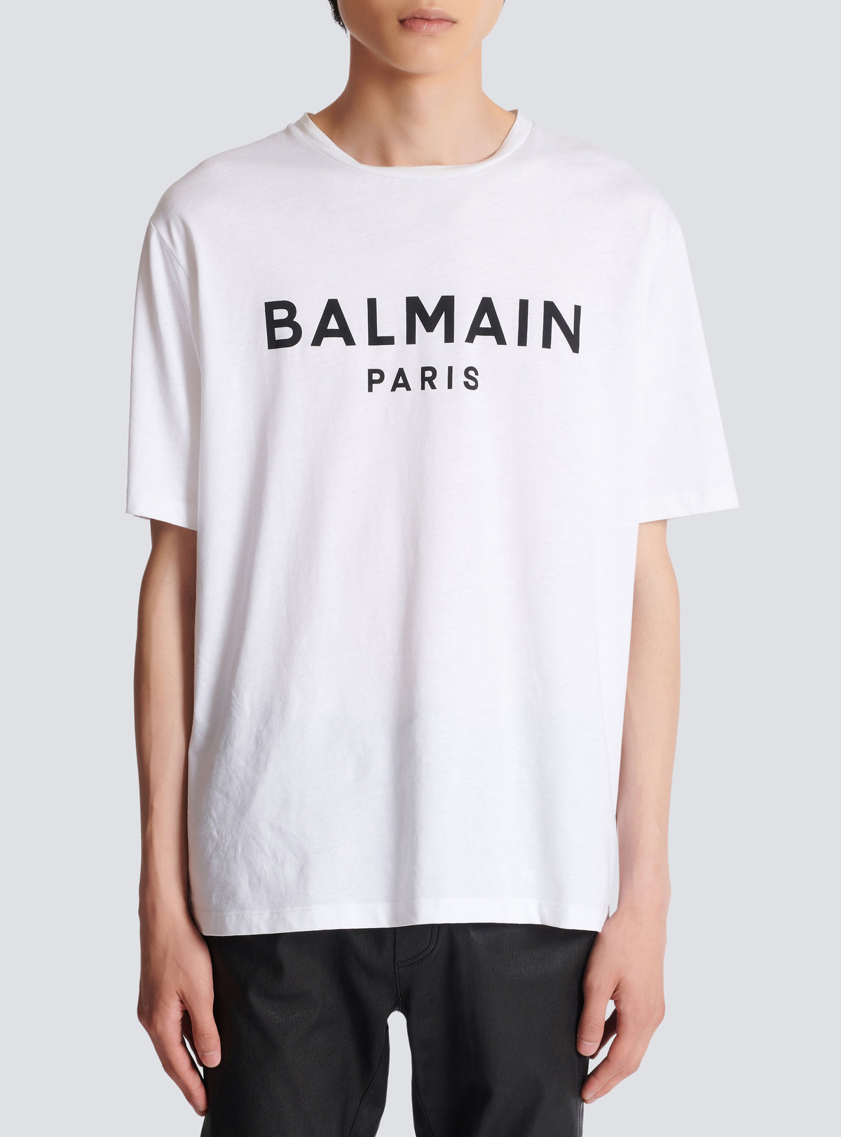 T-shirt balmain paris - Blanc & Noir