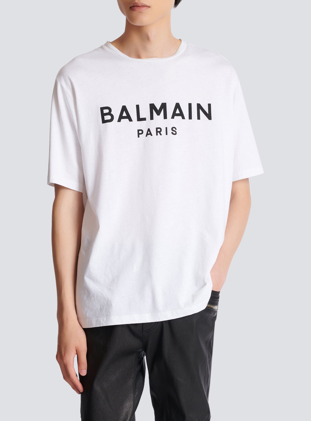 T-shirt Balmain Paris - Blanc & Noir