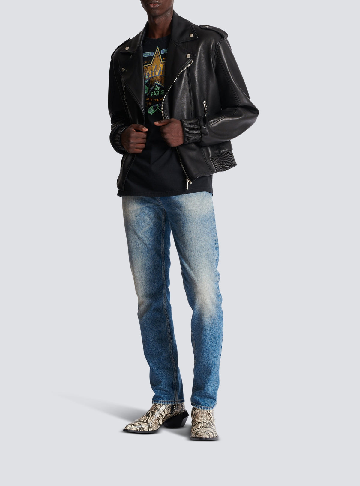 Western T-shirt - Black & Multicolor