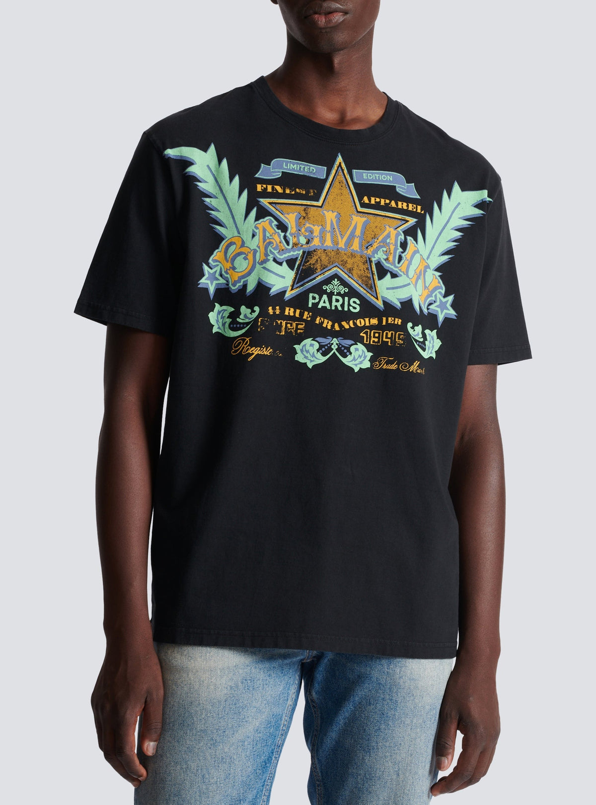 Western T-shirt - Black & Multicolor