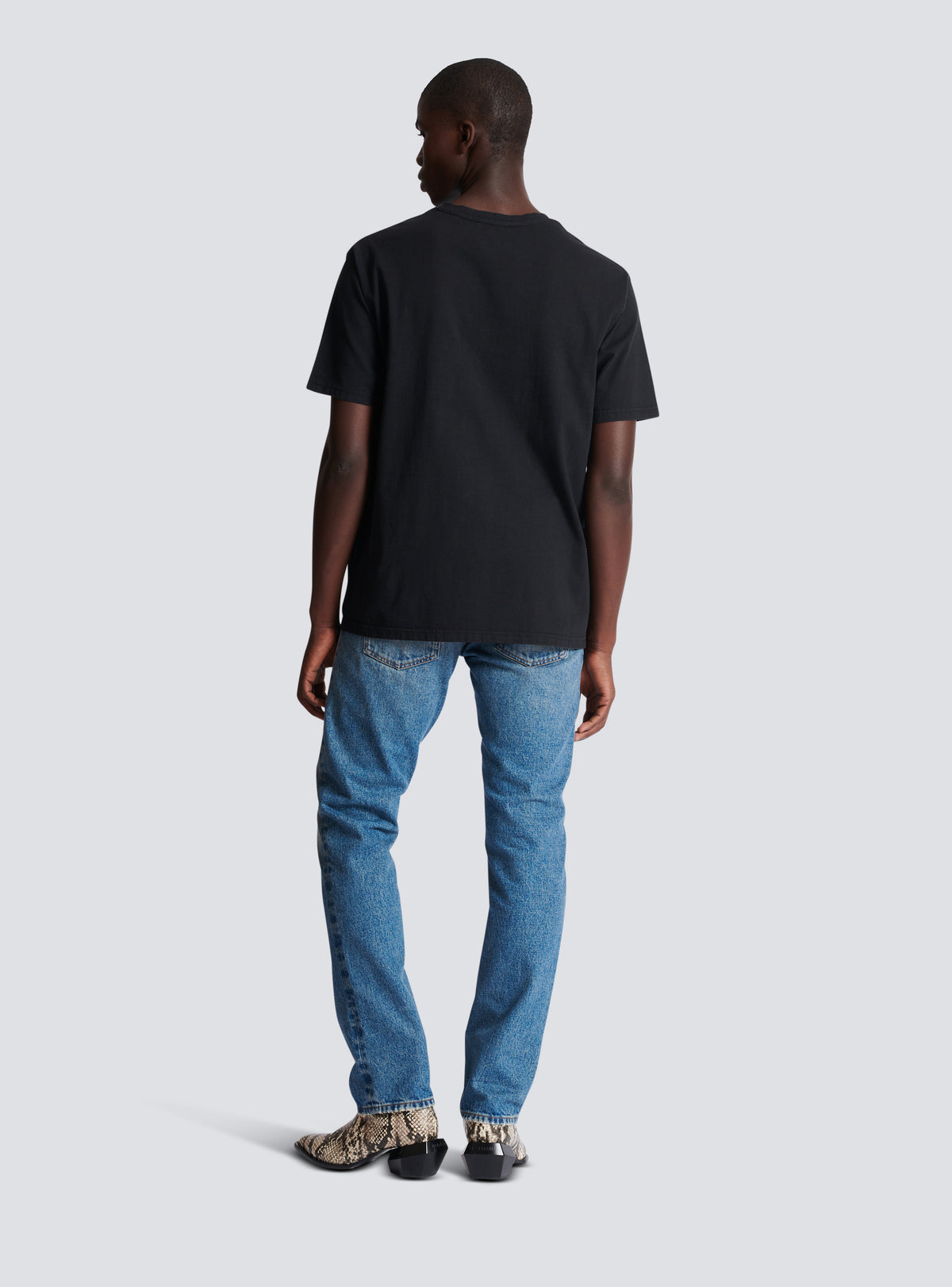 T-shirt balmain western - Noir & Multico