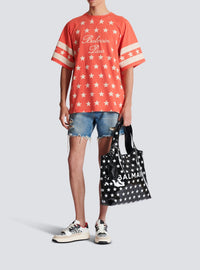 T-shirt Etoiles - Coquelicot & Crème