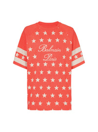 T-shirt Etoiles - Coquelicot & Crème