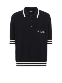 Polo balmain signature - Noir & Naturel