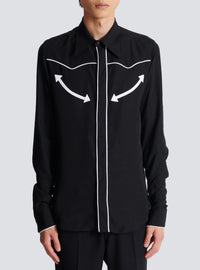 Chemise western  - Noir & Blanc