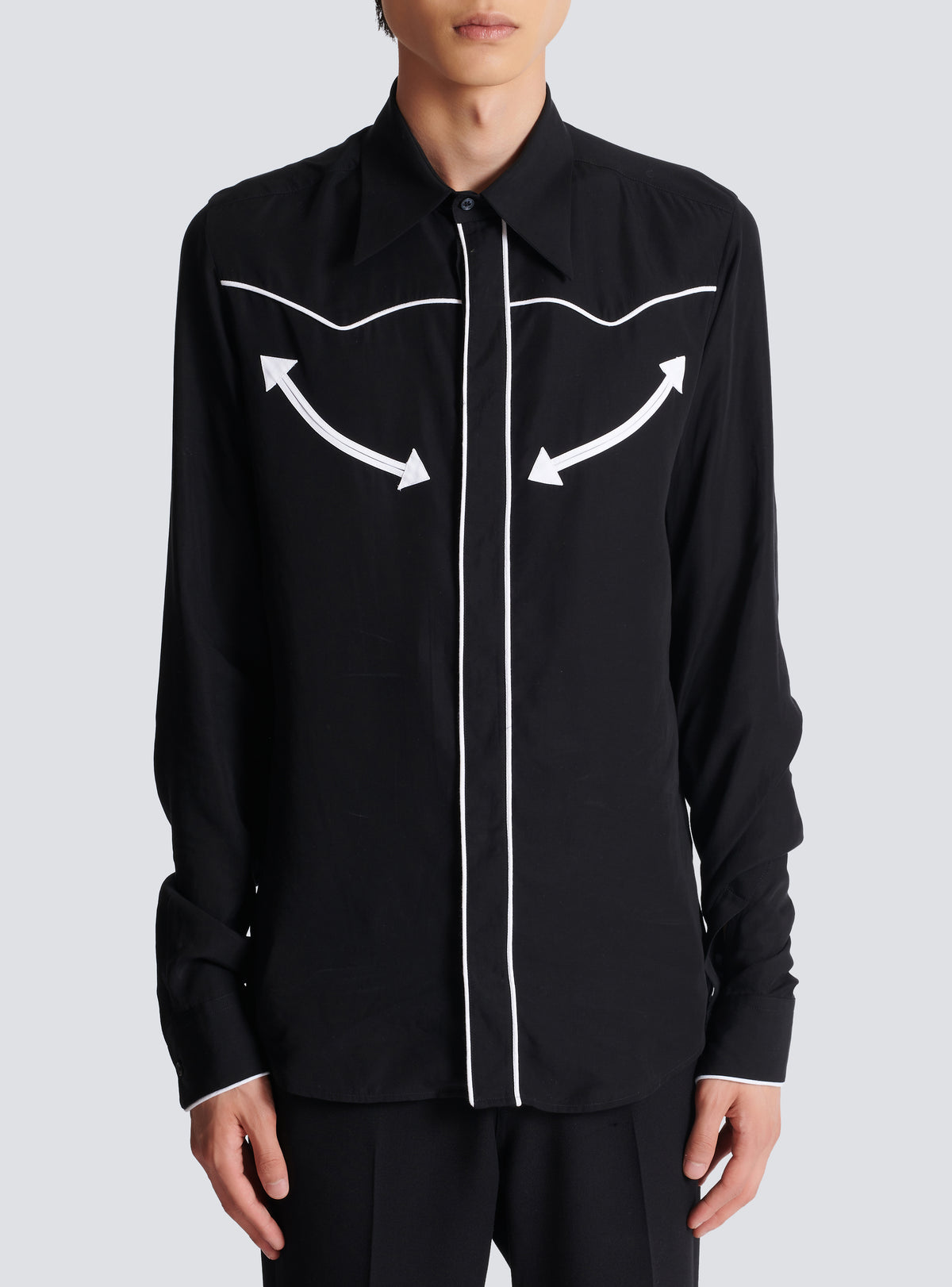 Chemise western  - Noir & Blanc