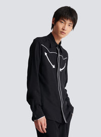 Chemise western  - Noir & Blanc