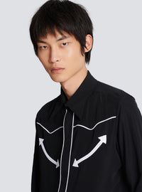 Chemise western  - Noir & Blanc