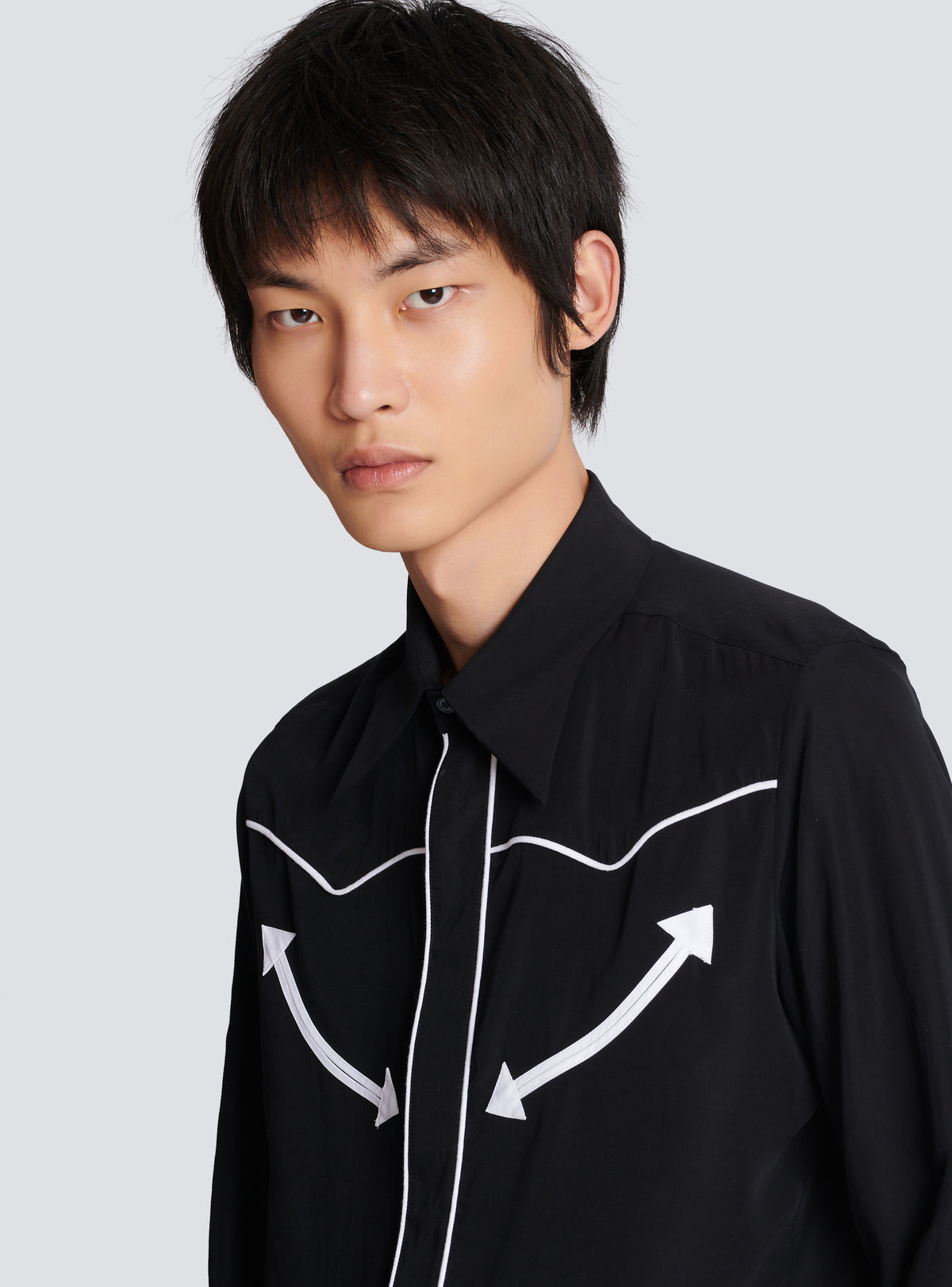 Chemise western  - Noir & Blanc