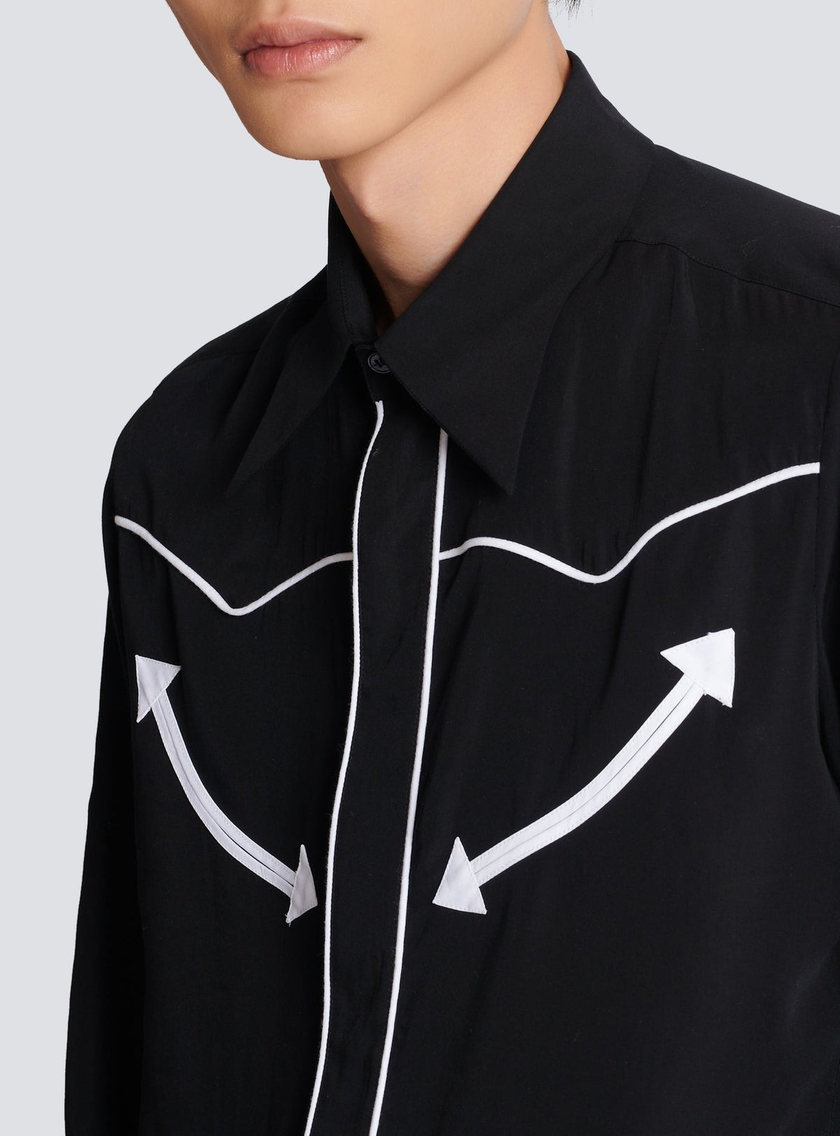 Chemise Western - Noir & Blanc
