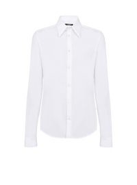 Chemise en coton signature Balmain - Blanc