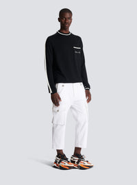 Pull balmain signature - Noir & Naturel