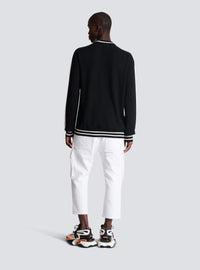Pull balmain signature - Noir & Naturel