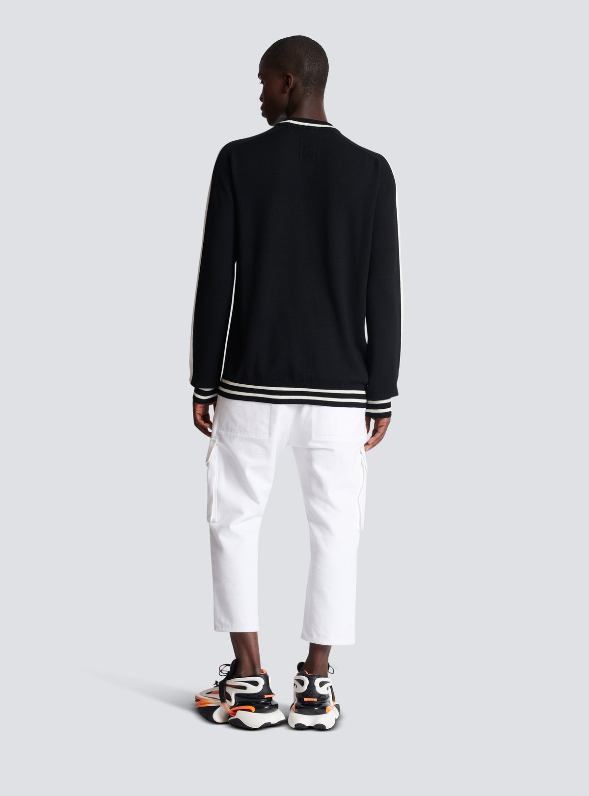 Pull balmain signature - Noir & Naturel