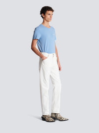 Jean en denim blanc - Blanc