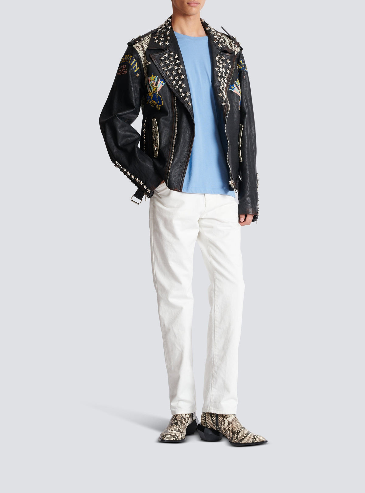 Pantalon en denim - Blanc
