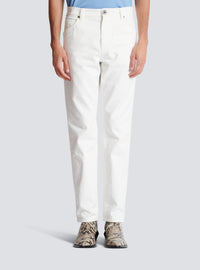 Jean en denim blanc - Blanc