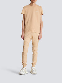 Pantalon de survêtement floqué Balmain Paris - Beige