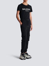 Pantalon de survêtement cargo - Noir & Blanc