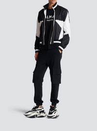 Pantalon de survêtement cargo - Noir & Blanc