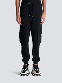 Jogging cargo balmain paris - Noir & Blanc