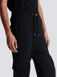 Jogging cargo balmain paris - Noir & Blanc