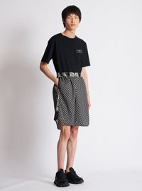 Short à mini-monogramme paisley - Noir & Ivoire